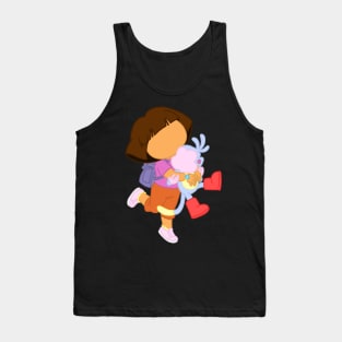 A explorer and monkey Tank Top